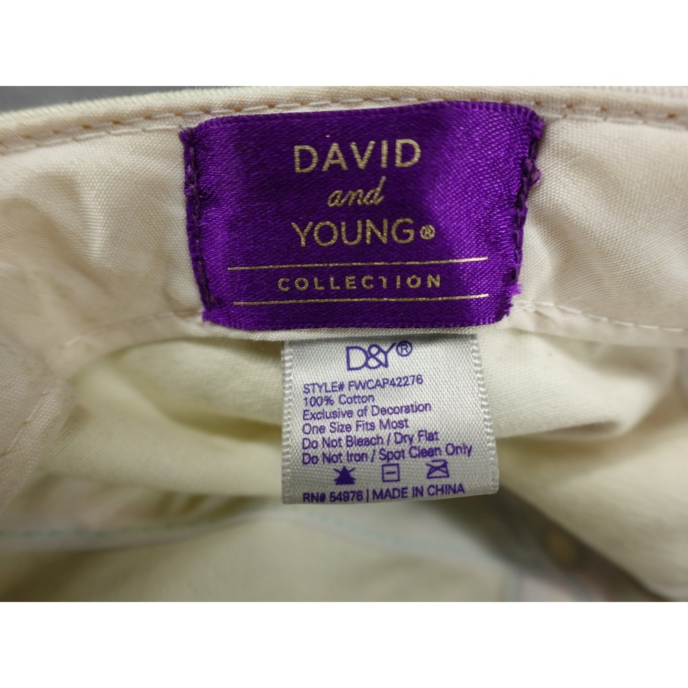 David and Young Stay Weird Tie Dye Baseball Cap Hat FWCAP42276 Multicolor OSFM - Picture 7 of 7